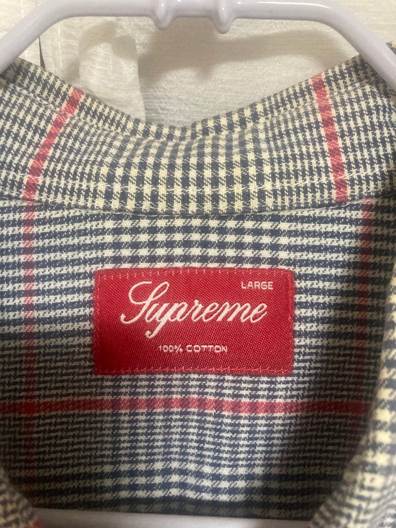 トップス supreme flannel shirt
