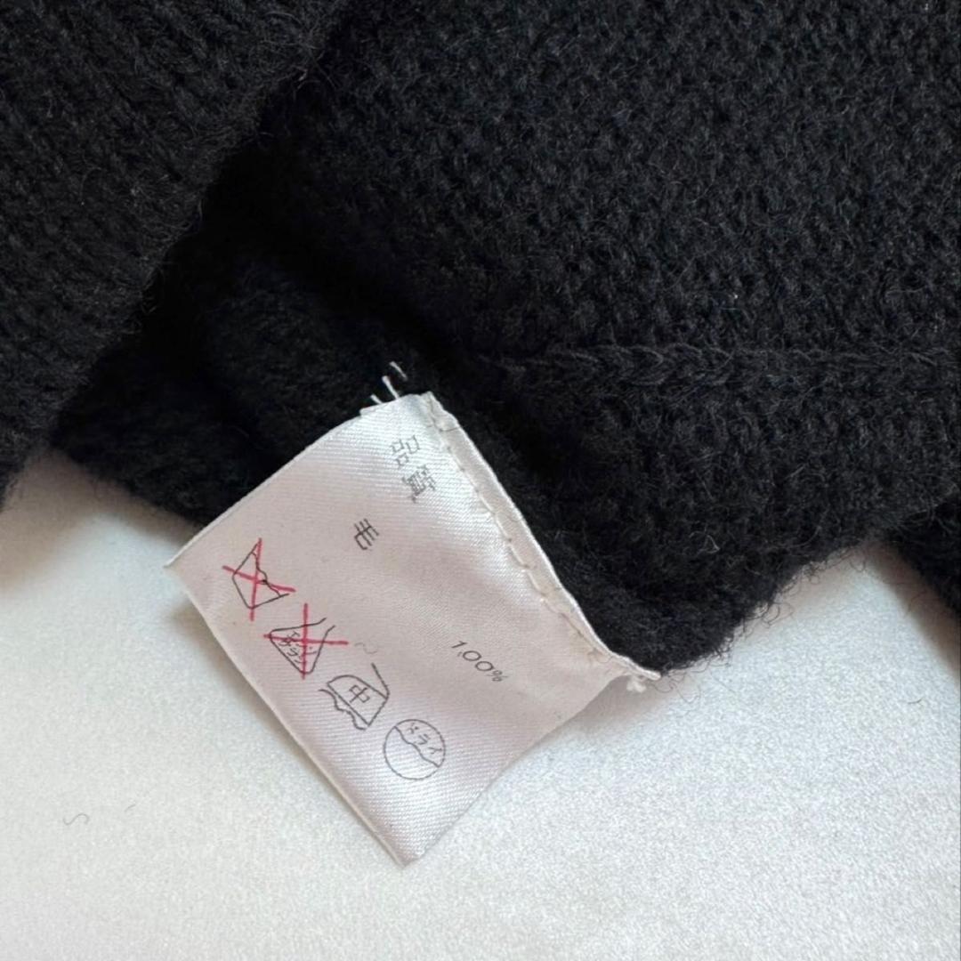 RADIALL ラディアル ニットカーディガン 黒 Mサイズ 刺繍入り