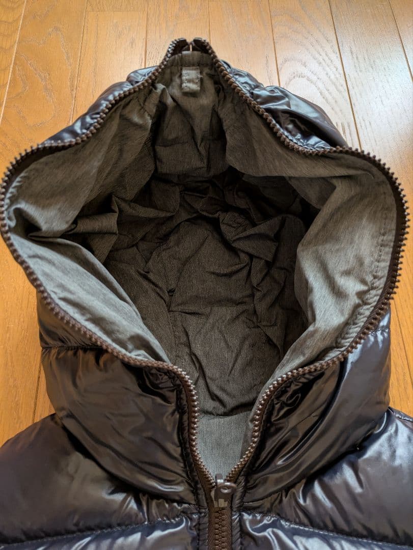 DUVETICAデュベティカ★ダウンベストネイビー×グレーリバーシブル40美品