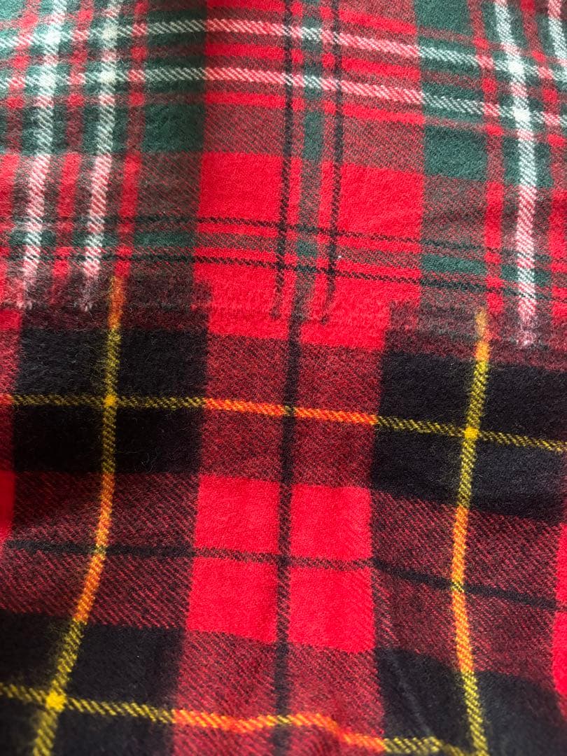 commedesgarconsshirt チェックマフラー