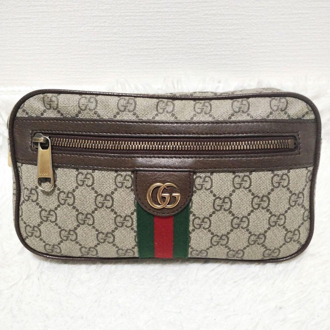 【美品】GUCCI オフィディア PVC ボディバッグ ショルダーバッグ