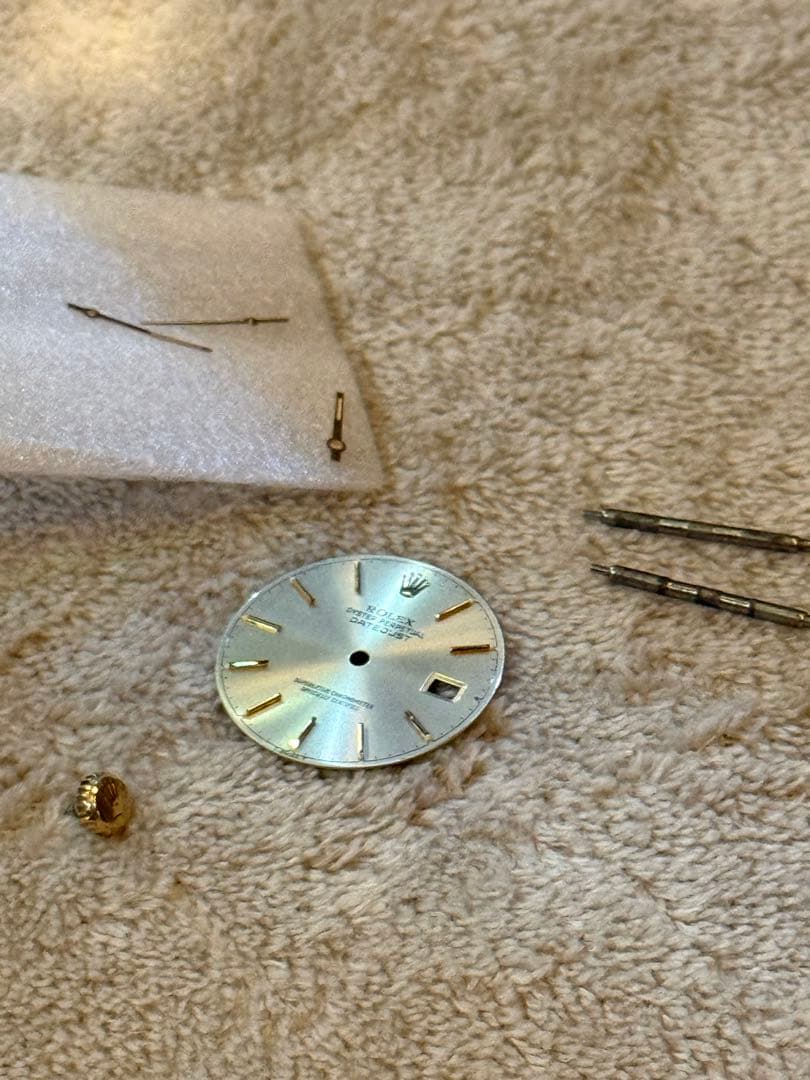 ROLEX Datejust ゴールド文字盤 針セット
