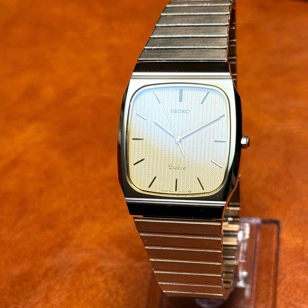 A67 希少 稼動品 SEIKO DOLCE レクタンギュラー 90年代