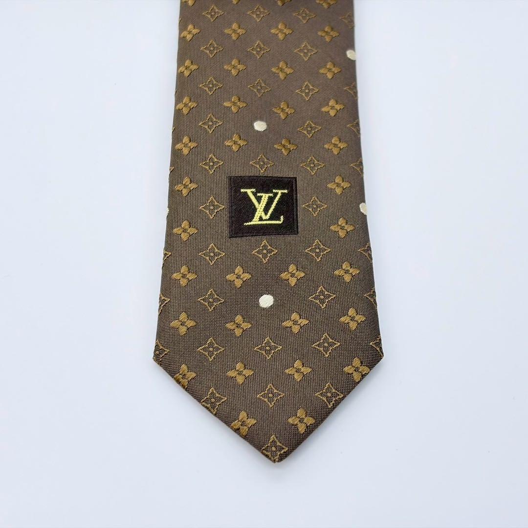 LOUIS VUITTON ヴィトン モノグラム フラワー ネクタイ