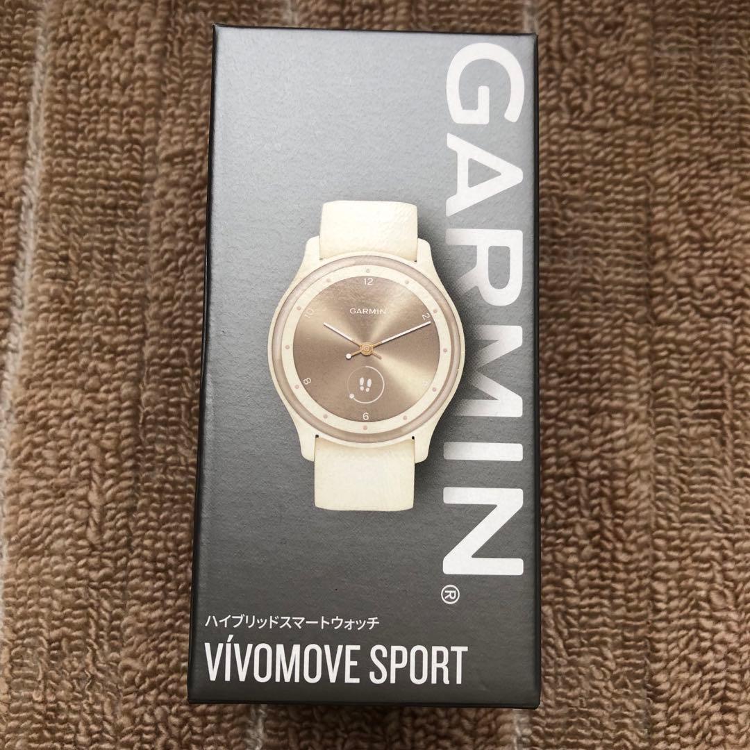 【GARMIN】 VIVOMOVESPORT Peach / Ivory