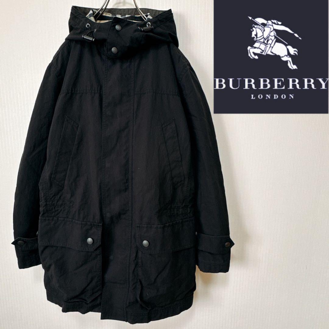 【極美品】BURBERY 　ノヴァチェックライナー付ステンカラーコート