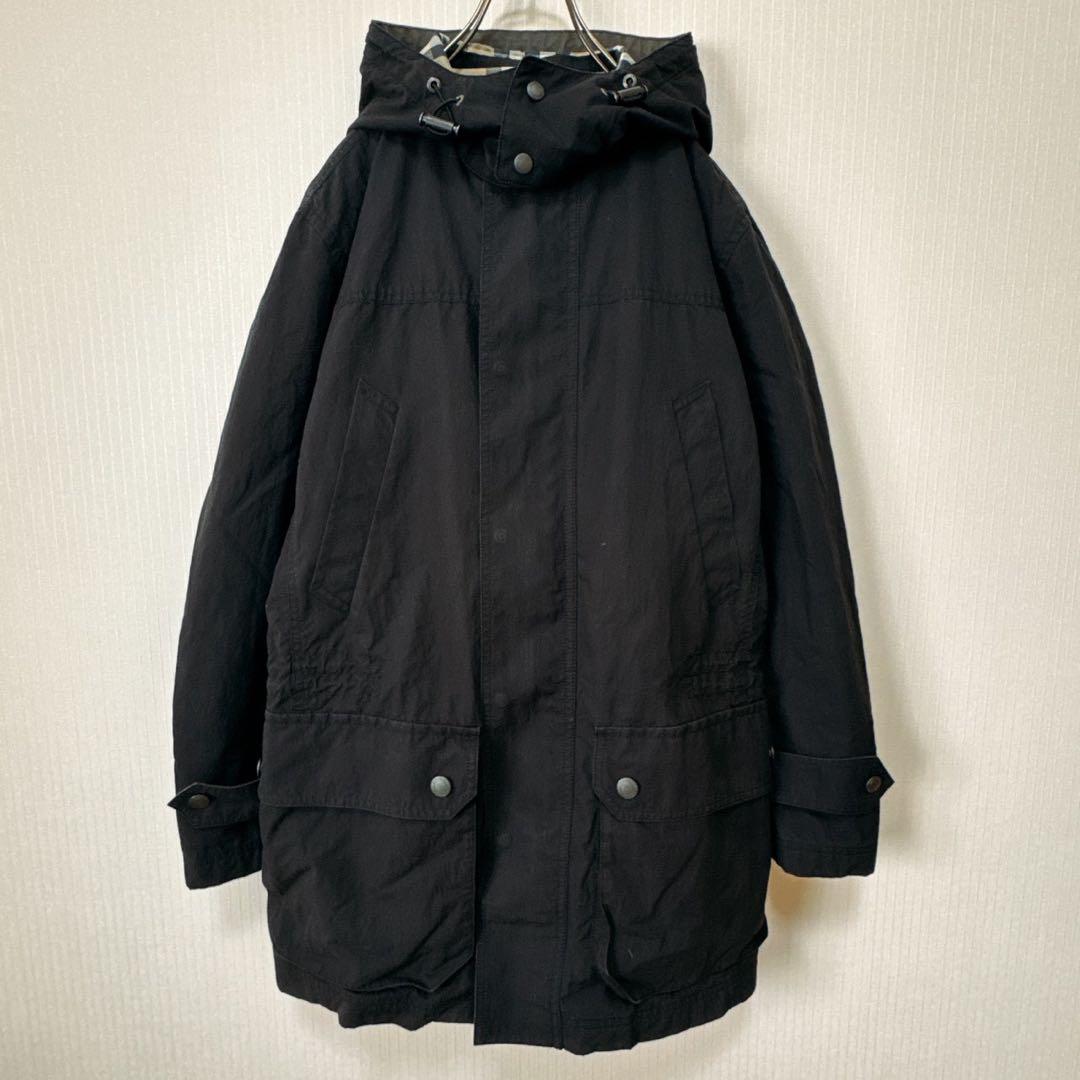 【極美品】BURBERY 　ノヴァチェックライナー付ステンカラーコート