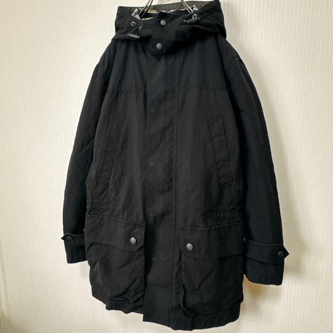 【極美品】BURBERY 　ノヴァチェックライナー付ステンカラーコート