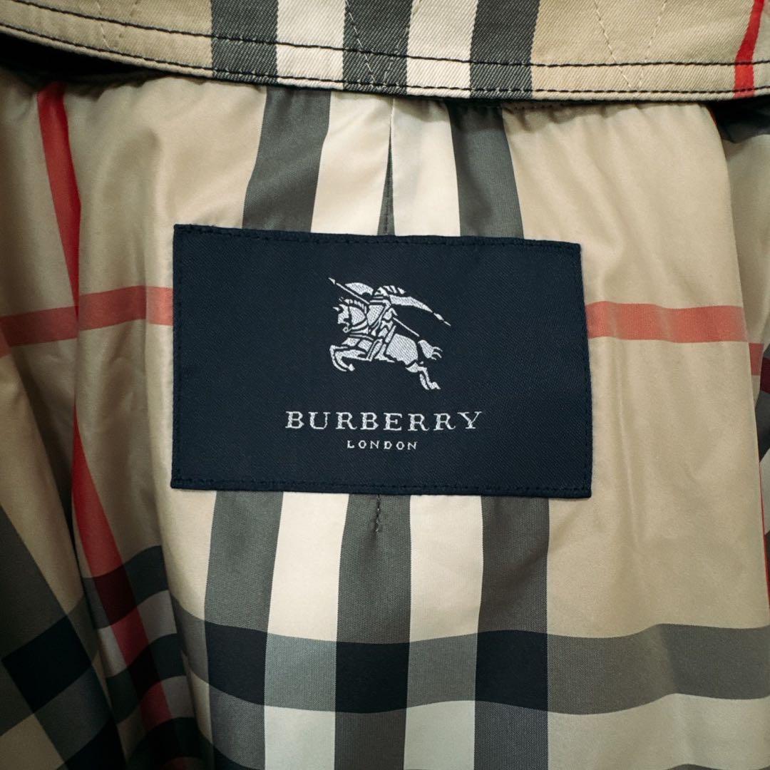 【極美品】BURBERY 　ノヴァチェックライナー付ステンカラーコート