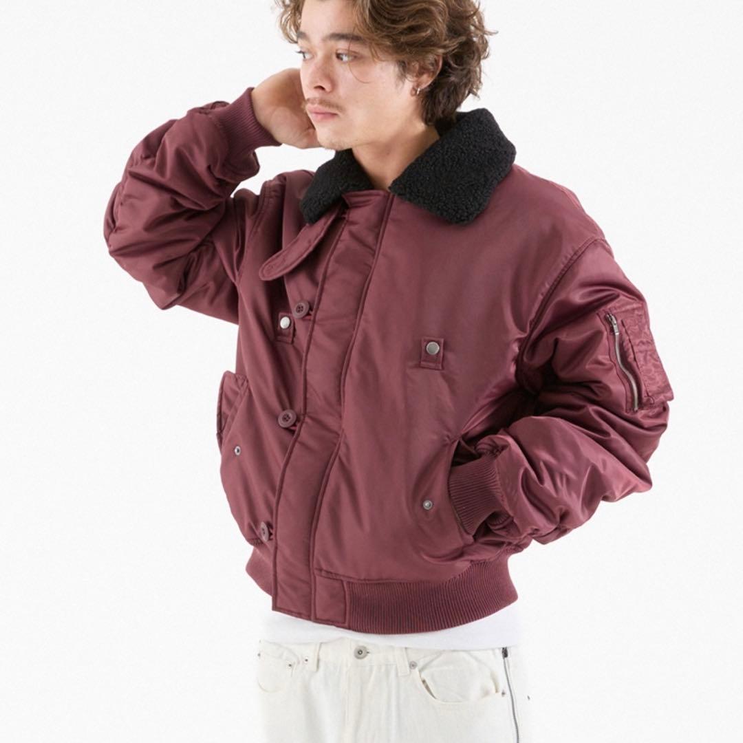 FTW N-2B COMPACT JACKET ボルドー