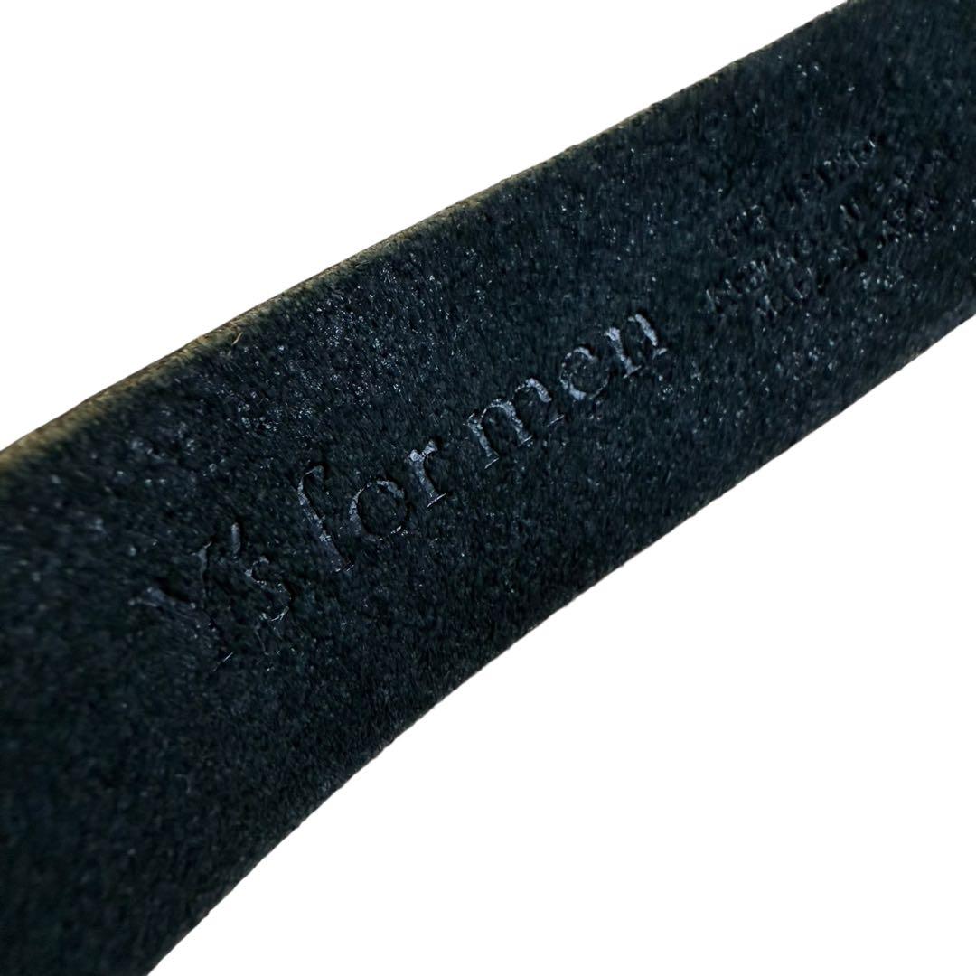 Y's for men ワイズフォーメン ヨウジヤマモト レザーベルト 本革 黒