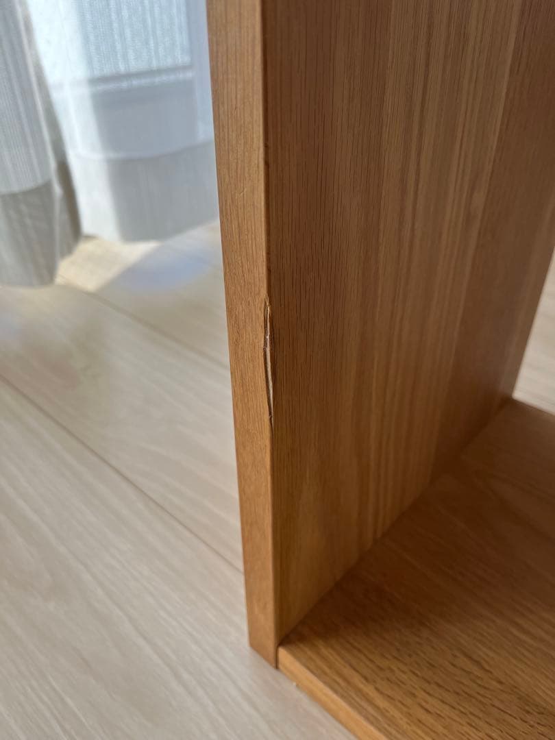 【たのメル便・完成品】無印良品 スタッキングシェルフ ワイド2段 オーク材