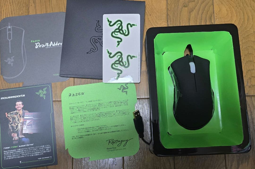 マウス・トラックボール Razer DeathAdder / blackwidow gold