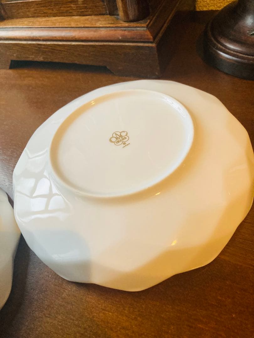大倉陶園　鳥　金彩　皿　2枚