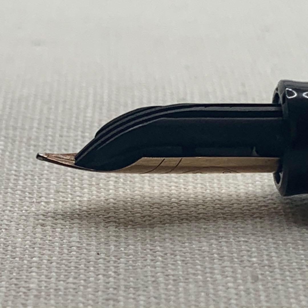 ペリカン　400NN トータス　ブラウン　ストライプ　万年筆　14C M