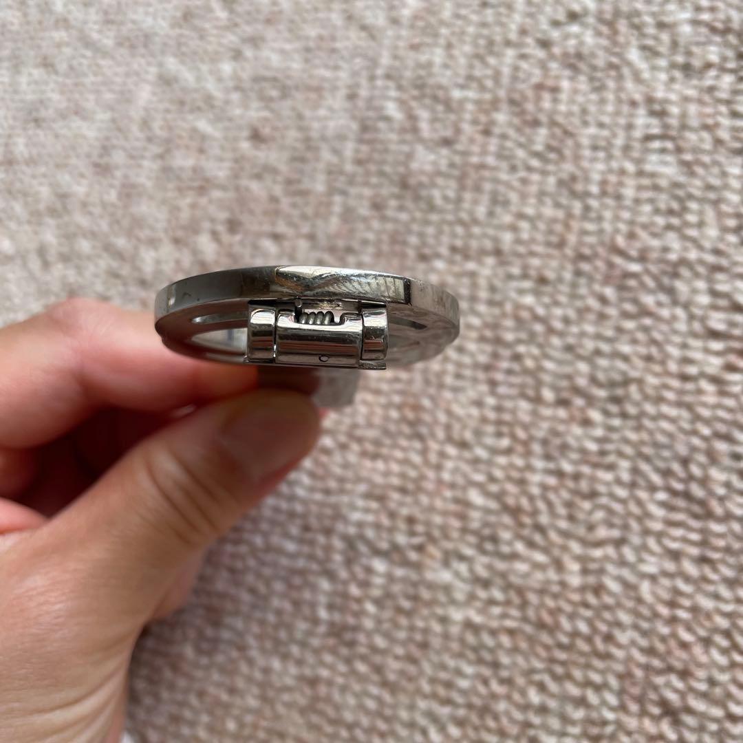 Gucci マネークリップ インターロッキングG メッキ ブラック シルバー