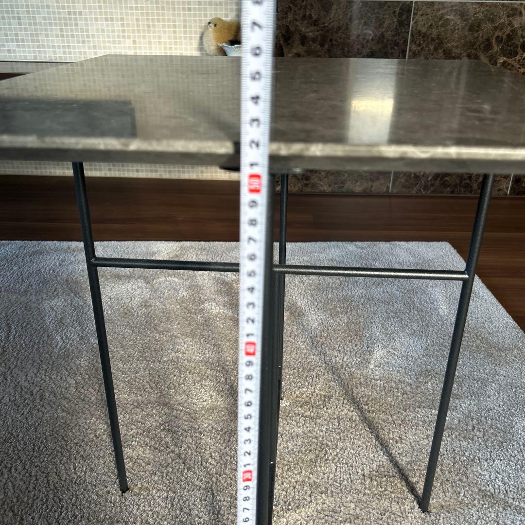 DePadova◆スモールスクエアテーブル　グレーカルニコ　SE#5