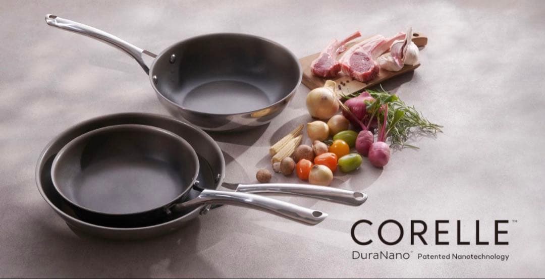 CORELLE フライパン 26cm DuraNano