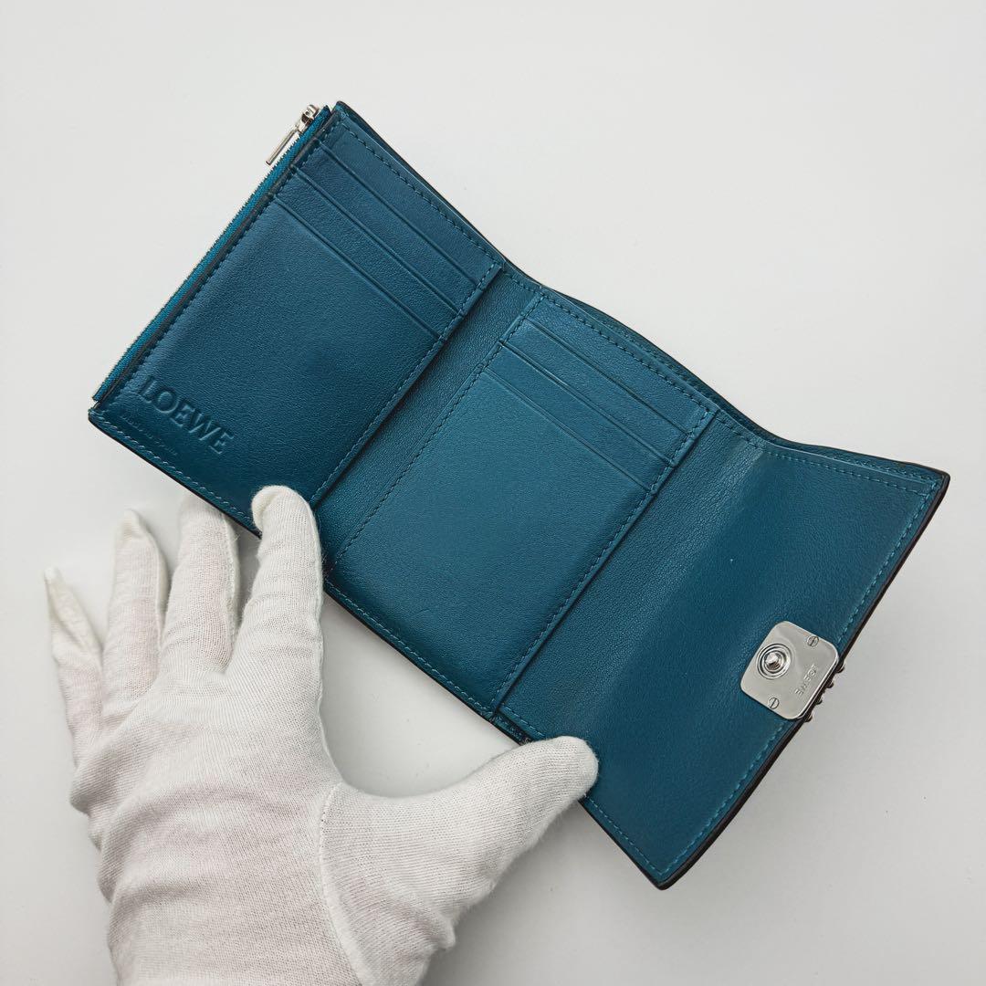 【最高峰】LOEWE ロエベ アナグラム バーティカルウォレット スモール 財布