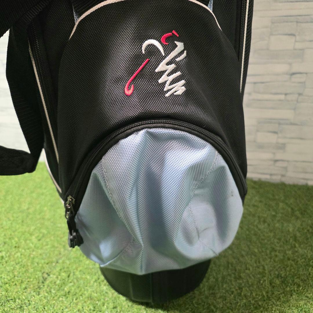 極美品 MEGA GOLF キャスター付 ハードケース キャディバッグ ブラック