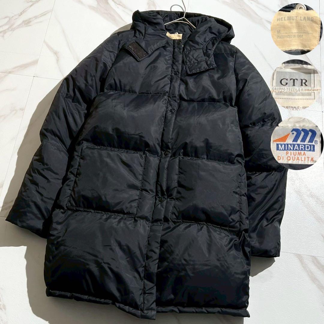 本人期 97年✨HELMUT LANG GTR フレアスリーブ ダウンコート