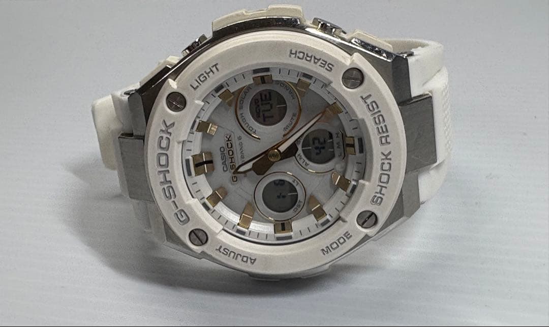 箱付・バンド新品❗️CASIO・G-STEEL・GST-W300・電波ソーラー