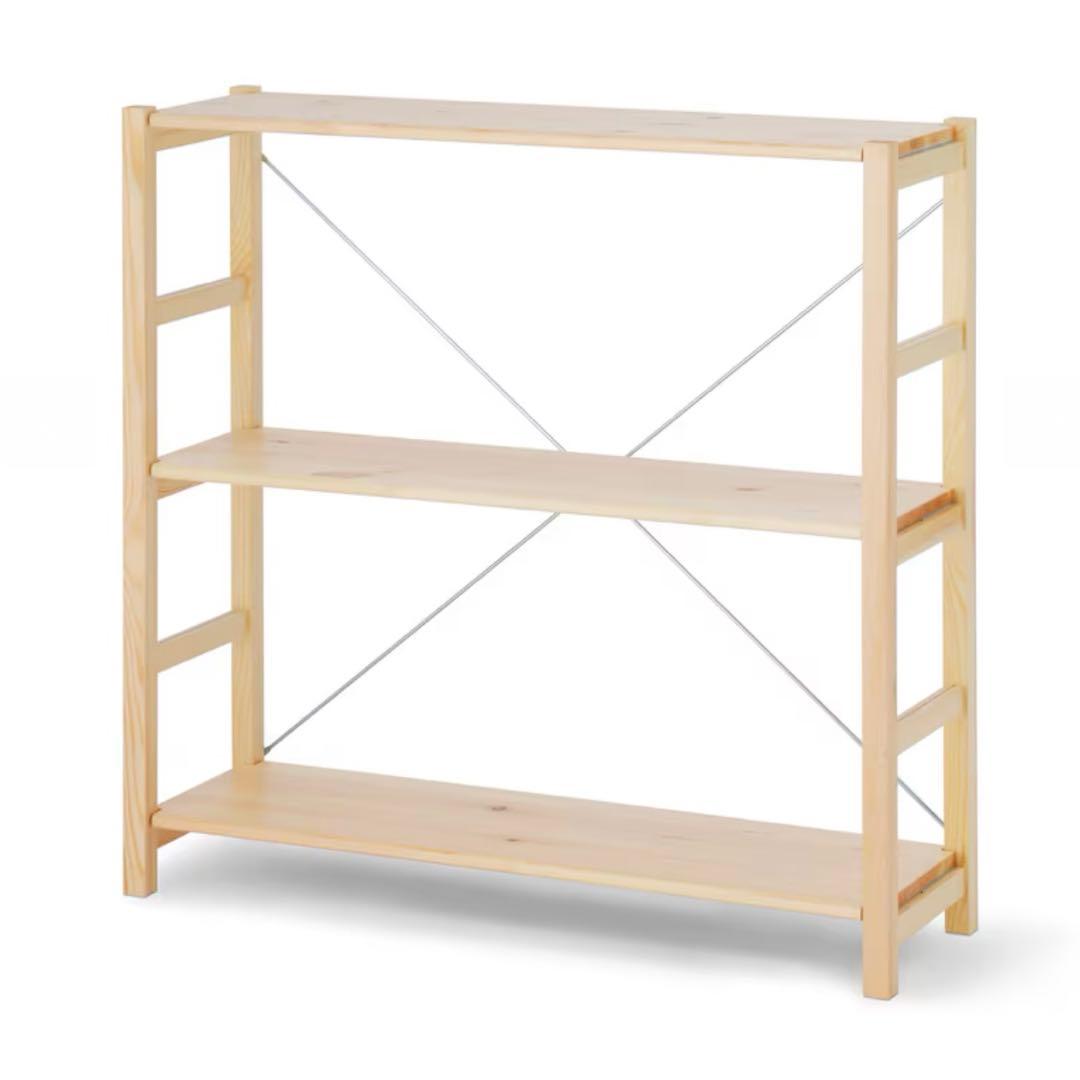 無印良品　パイン材ユニットシェルフ　幅86cm