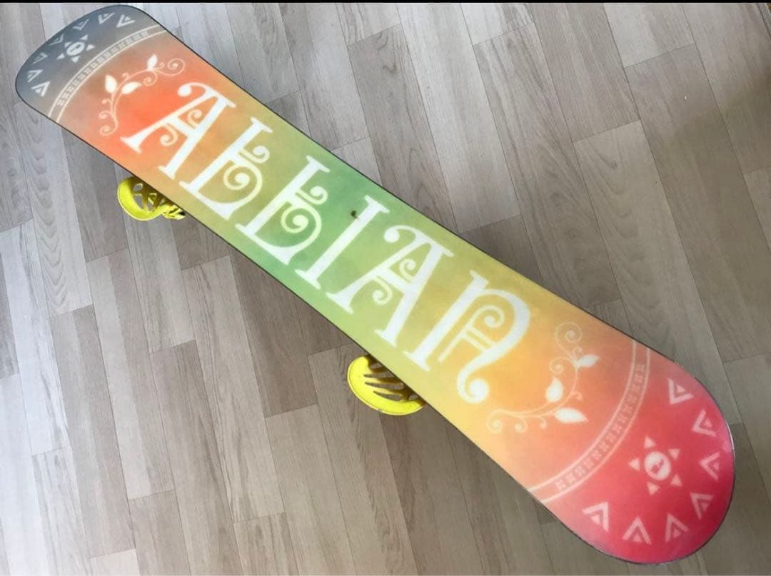 アライアンス スノーボード板 ビンディング、ケース付