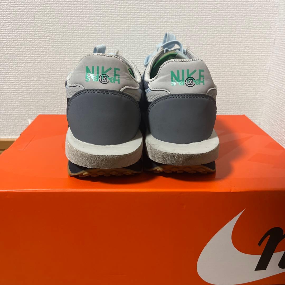 CLOT × Sacai × Nike LD Waffle \"Grey