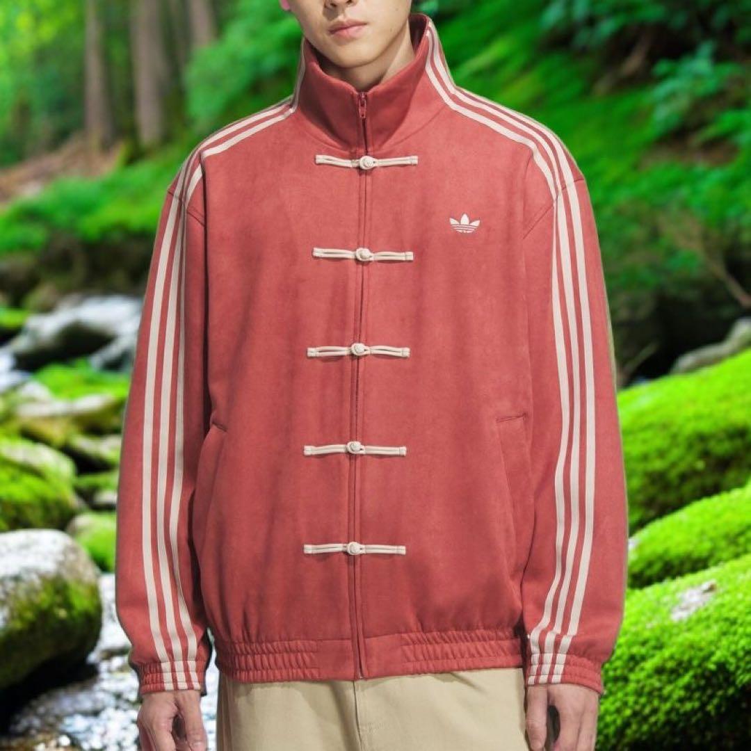 adidasアディダス 中国限定 蛇年トラックジャケットオレンジM