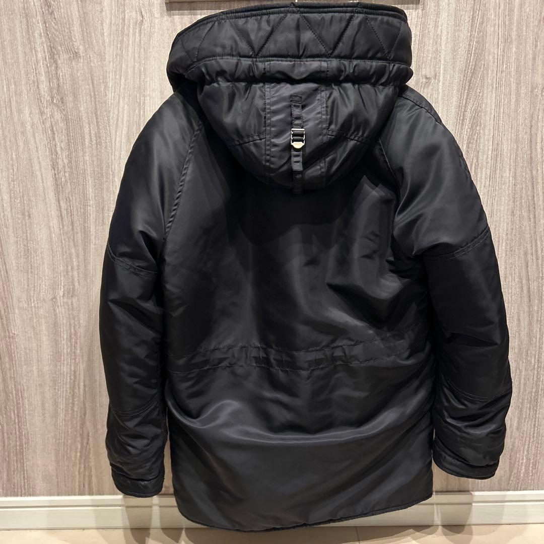 【美品】WTAPS 高級フライトナイロンジャケット ファー付き 赤タグ 古着 S
