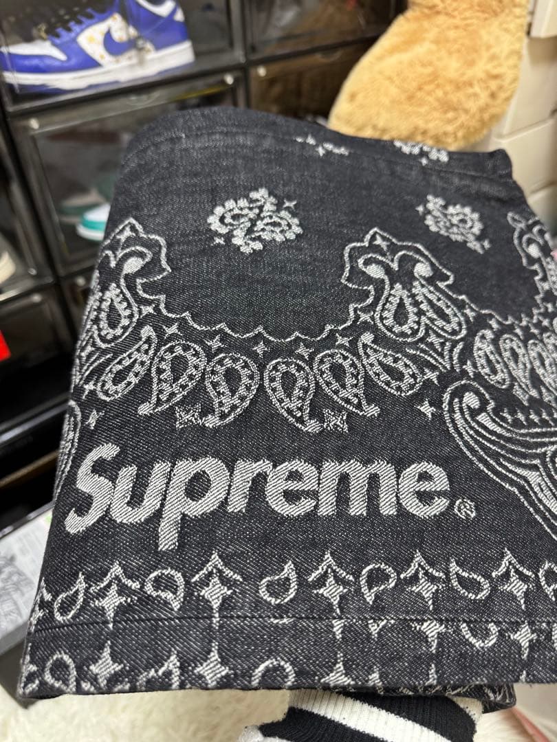 小物 Supreme Bandana Jacquard Baggy JeanBlack