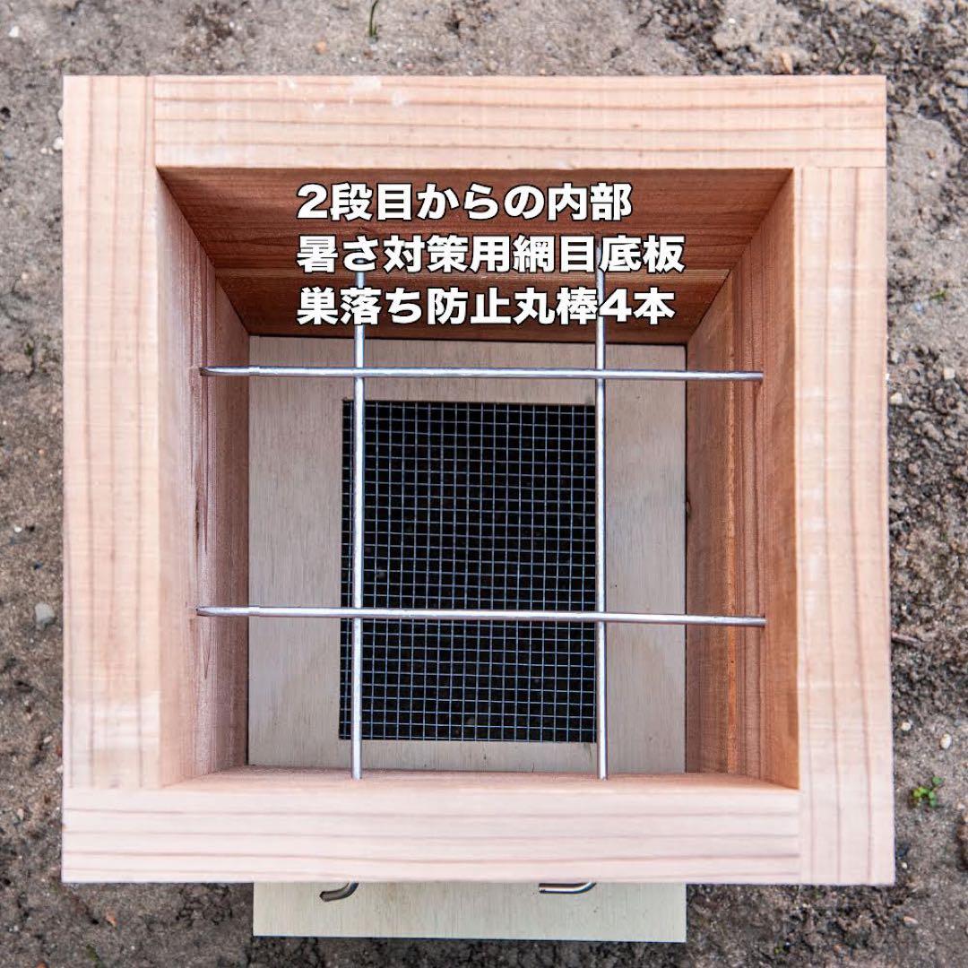 日本みつばち用 伝統の3段重箱270mm