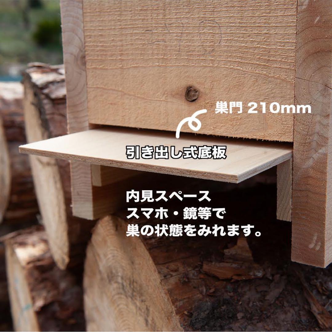 日本みつばち用 伝統の3段重箱270mm