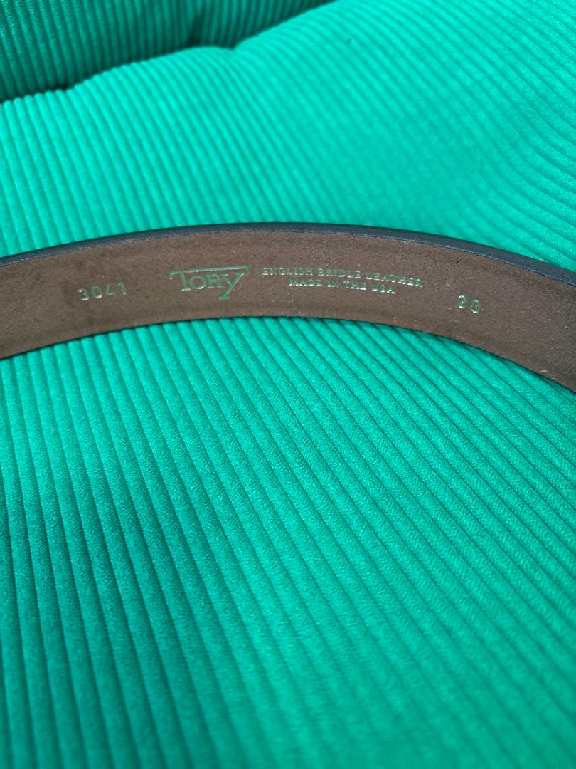 TORY LEATHER レザーフックベルト 別注 オーク