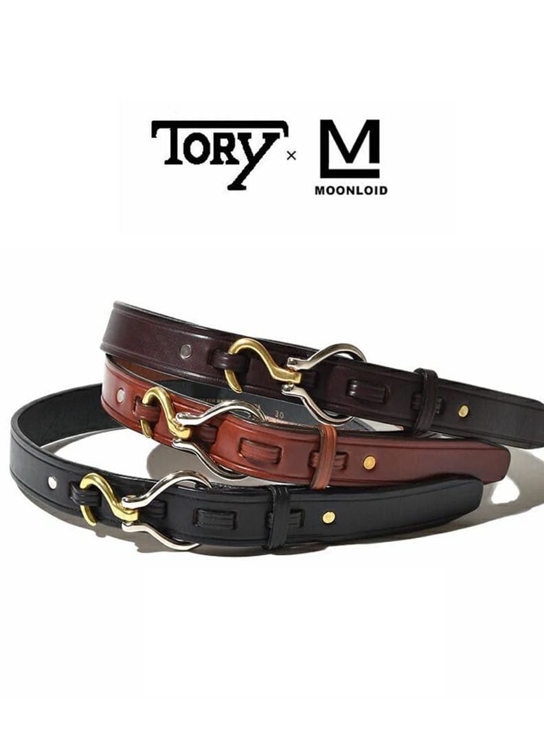 TORY LEATHER レザーフックベルト 別注 オーク