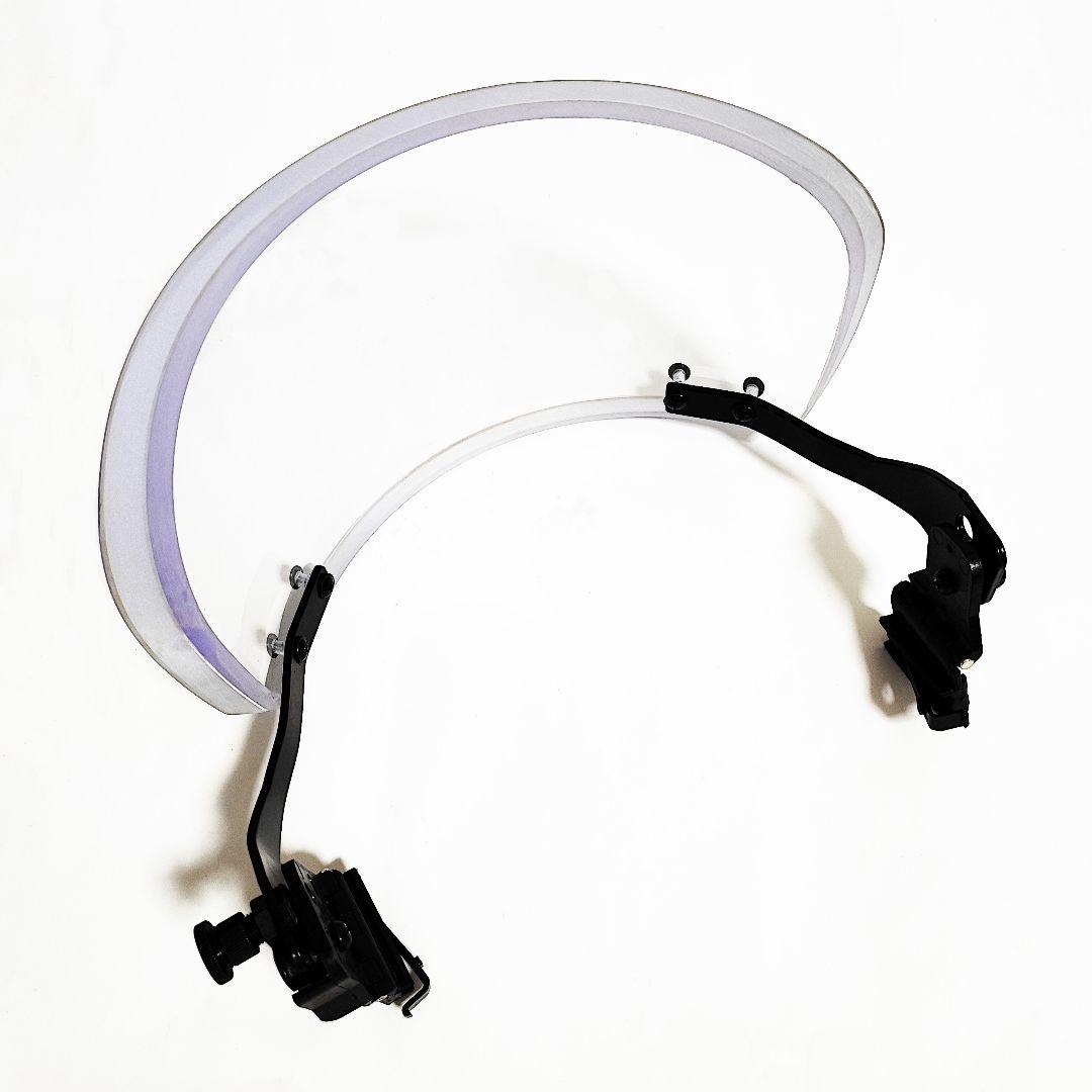 NIJ IIIA レベル3A 防弾バイザー 防弾シールド ヘルメット用