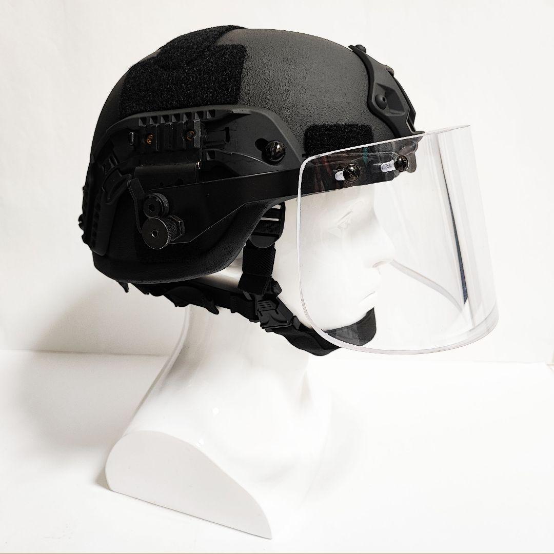 NIJ IIIA レベル3A 防弾バイザー 防弾シールド ヘルメット用