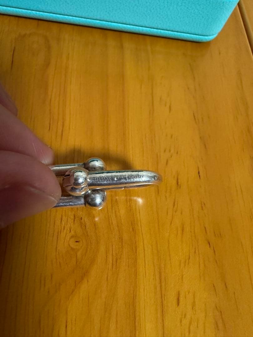 Tiffany ティファニー　ハードウェア ラージリンク　ブレスレット　Lサイズ