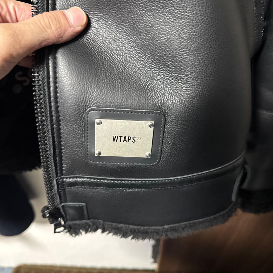 WTAPS ダブルタップスレザーボアジャケット