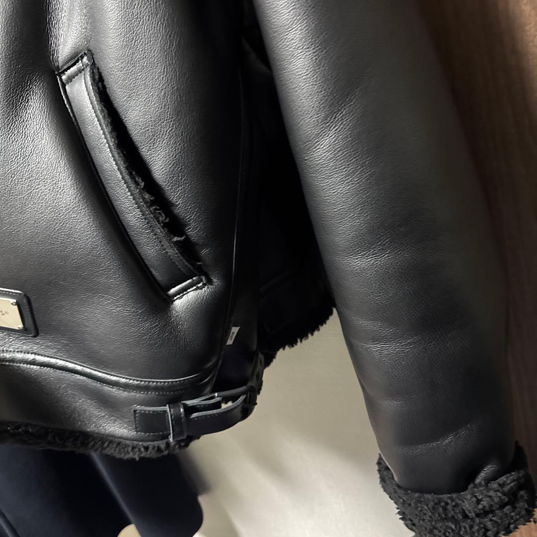 WTAPS ダブルタップスレザーボアジャケット
