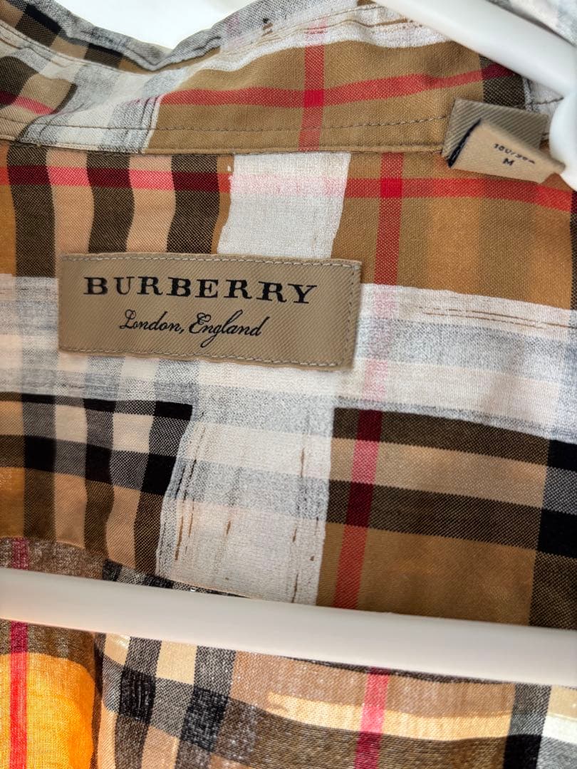 本日限定☆Burberry チェック柄 長袖シャツ