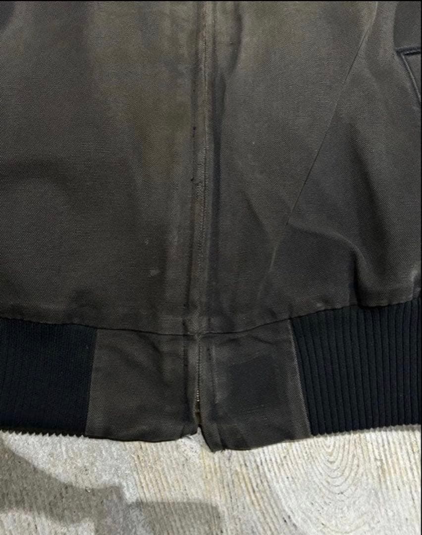 Carhartt USA製 サンタフェジャケット ブラック フェード XL