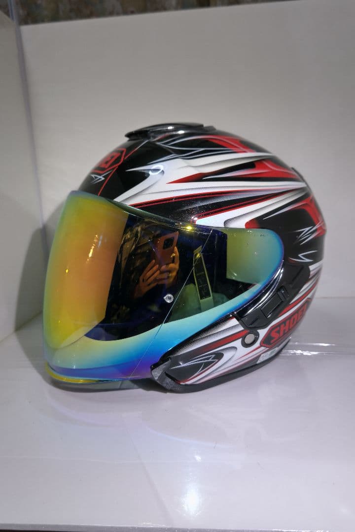 SHOEI J-Cruiseジェットヘルメット ミラーシールド付きMサイズ