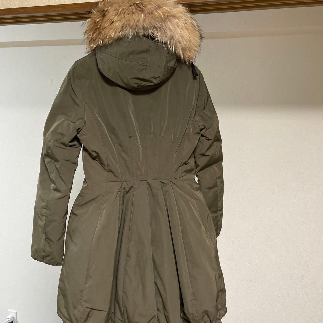 MONCLER モンクレール　ファー付きダウンコート　モッズコート