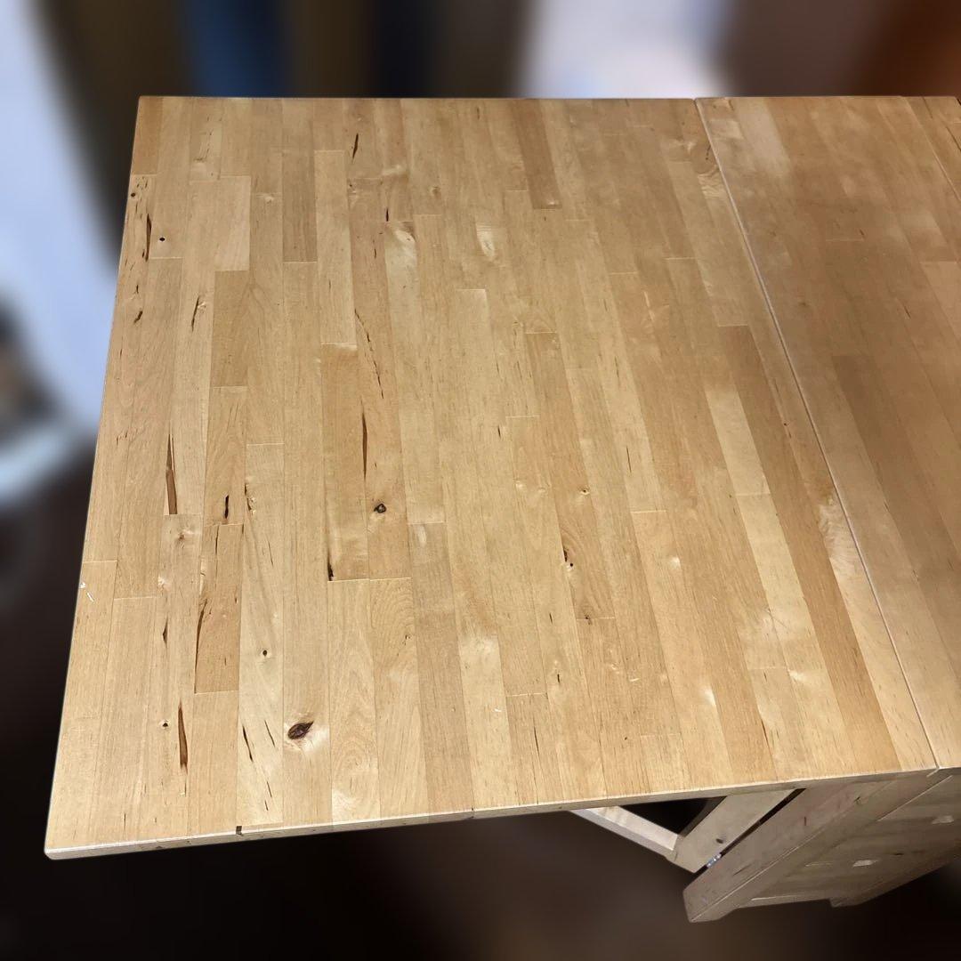 【良品】IKEA NORDEN ゲートレッグテーブル バタフライテーブル