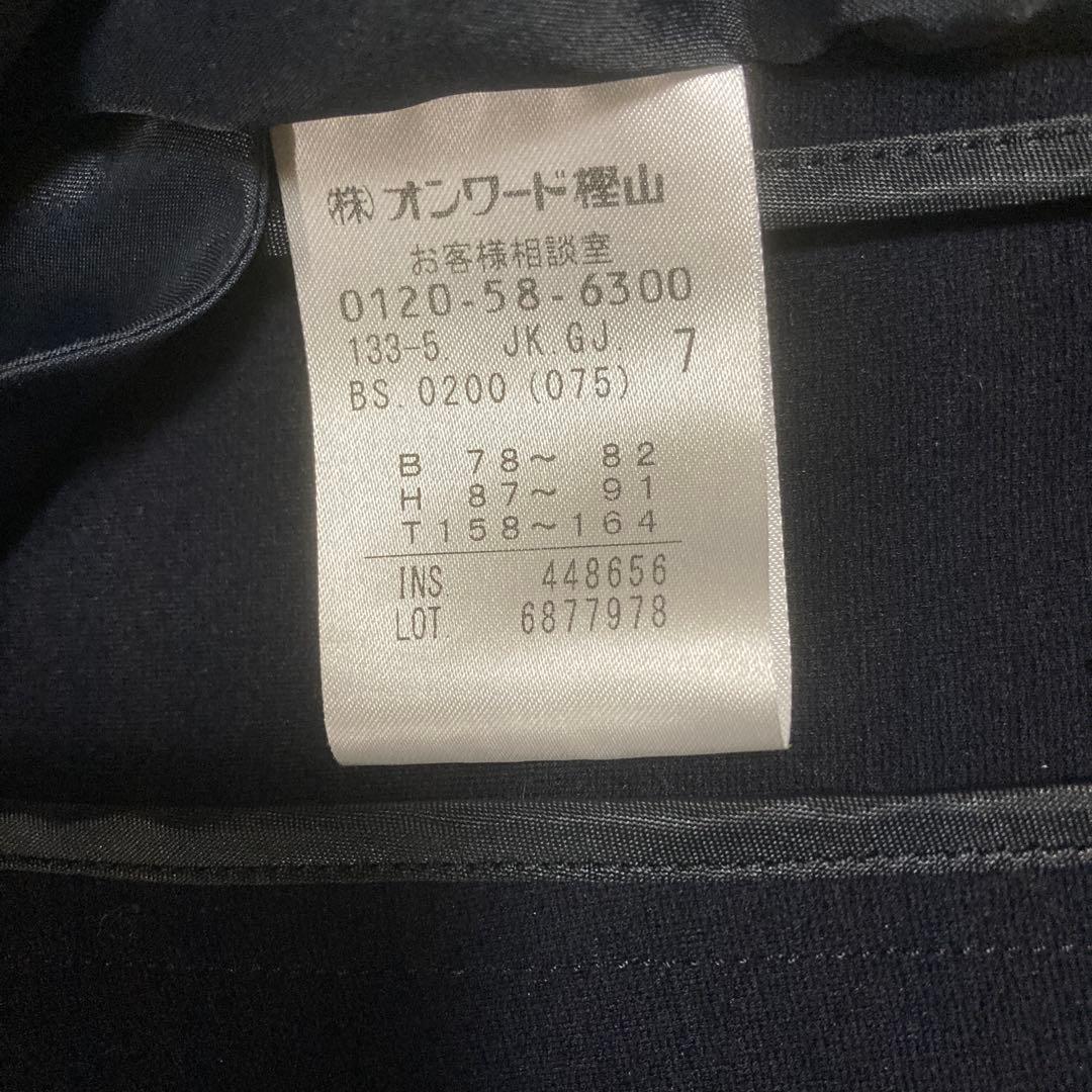 J.PRESS ネイビーパンツスーツ7号