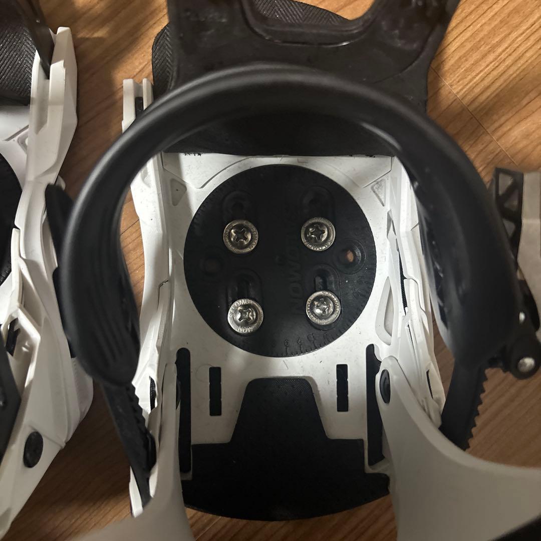Salomon スノーボードビンディング ホワイト 破損あり