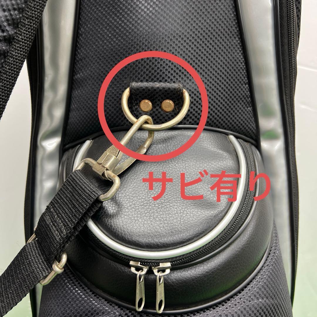 Fitway フィットウェイ　8インチ　ブラック　ゴルフバッグ　メンズ　中古品