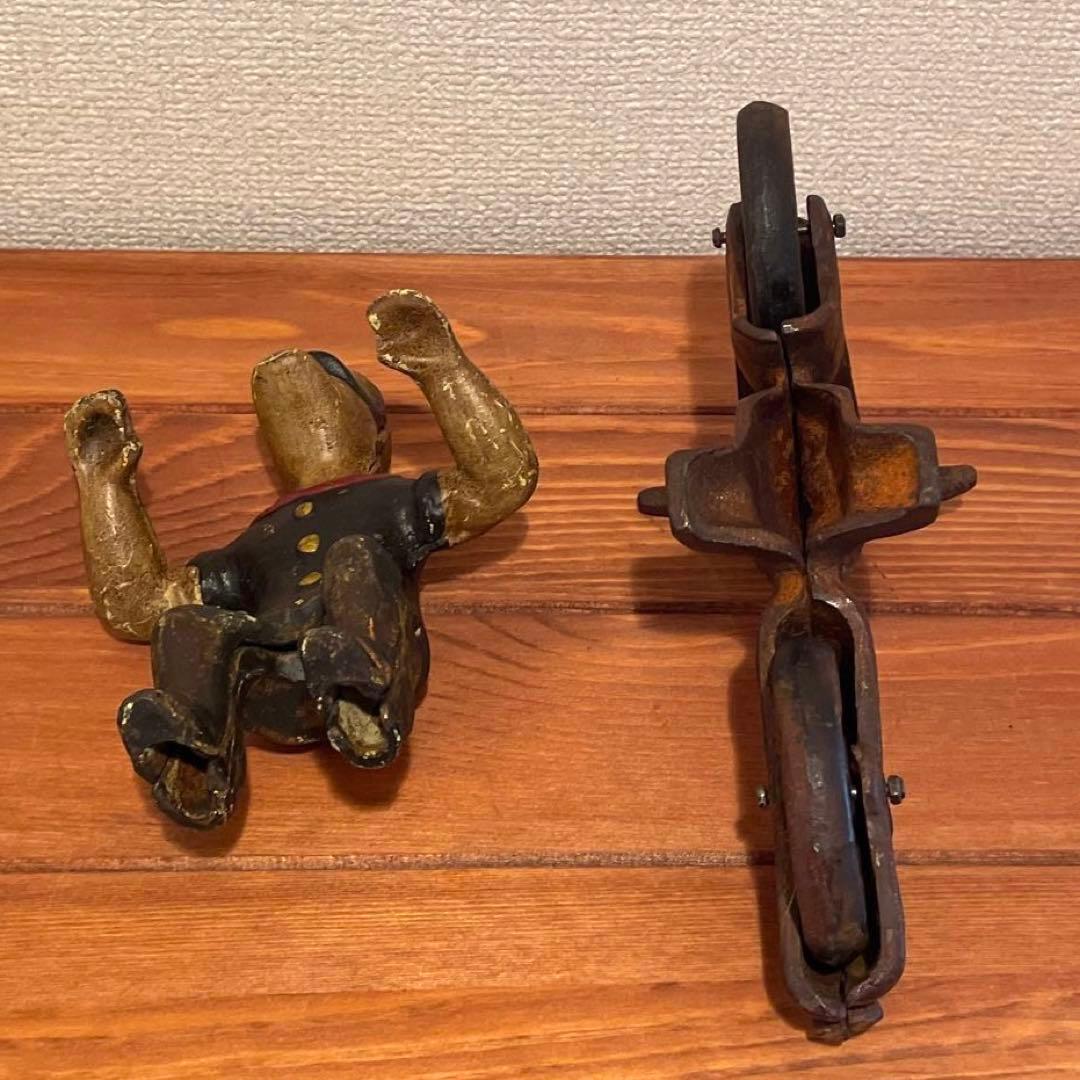 Popeye ポパイ バイク 30‘s 40’s 鉄製 アンティークトイ